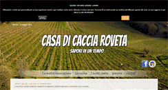 Desktop Screenshot of casadicacciaroveta.it