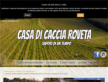 Tablet Screenshot of casadicacciaroveta.it